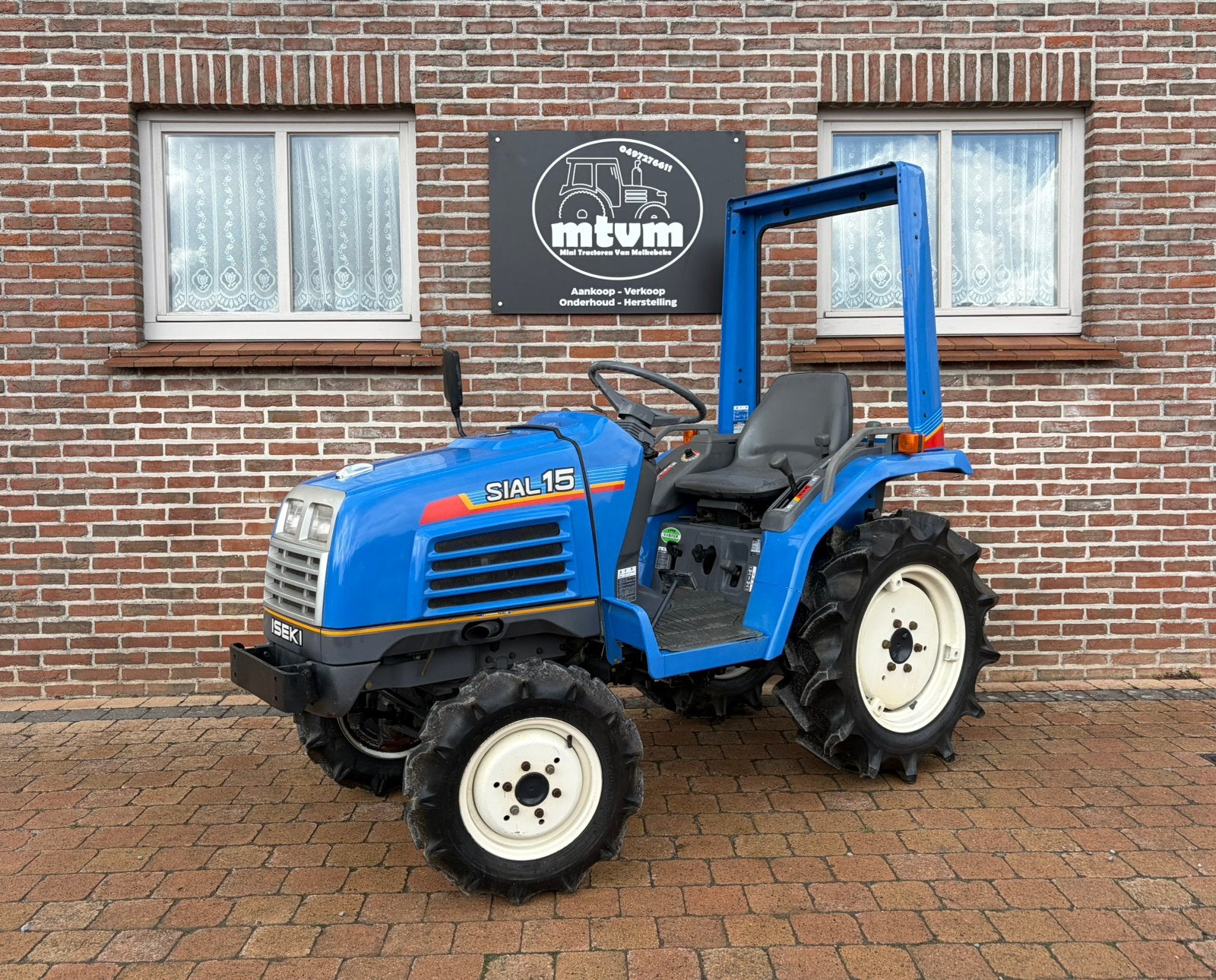 Minitractor Iseki Sial 15 - 3cilinder - 4x4 - Topstaat !, Ophalen of Verzenden
