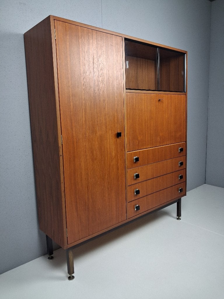 Vintage Wandkast / Secretairekast Combineurop, Jaren 60 - 70, Ophalen, Gebruikt, Vintage