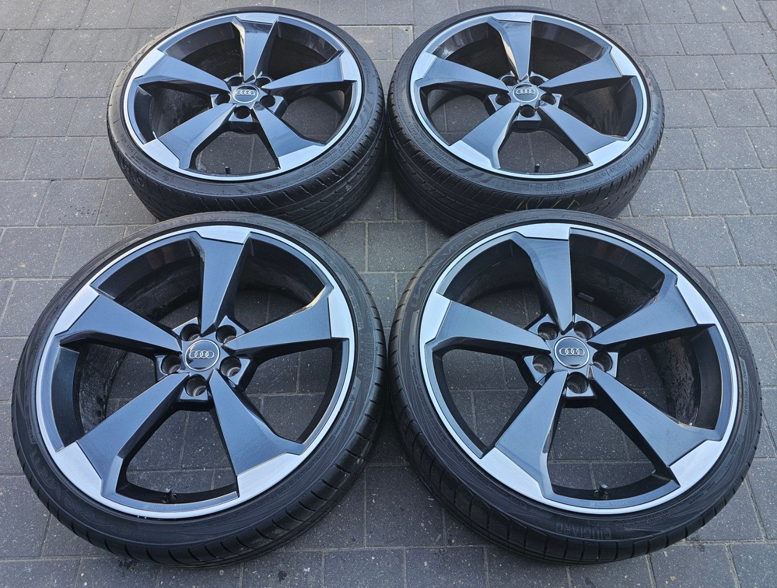 20" Original Audi Rotor 5x112 A3 S3 Golf GTI R, Ophalen, Banden en Velgen, Nieuw, 20 inch
