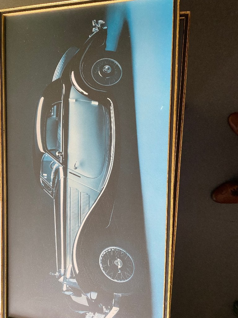 Fotokader met oldtimer, Ophalen, Zo goed als nieuw, 8 tot 12 inch, Overige merken