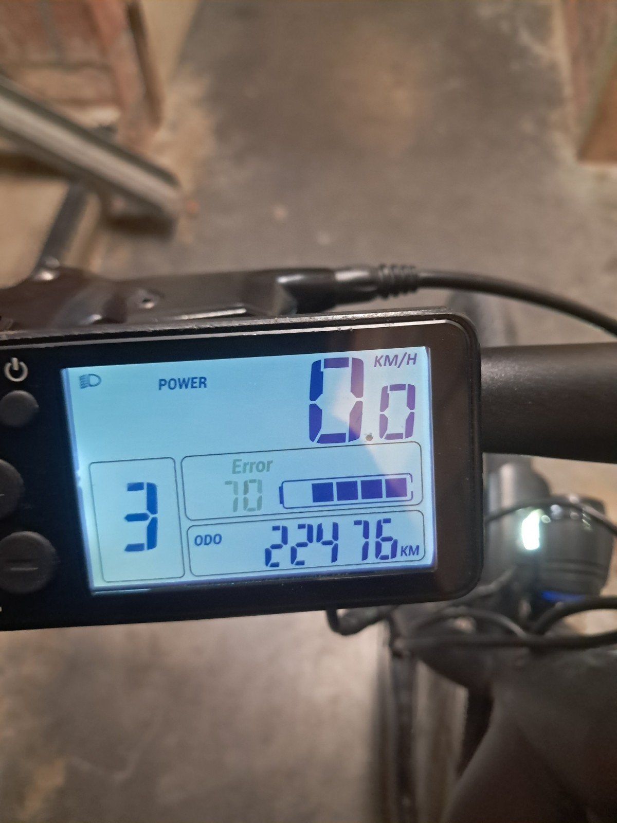 elops elektriciteit fiets ld 500 e met error fout  e70 300 e, Ophalen
