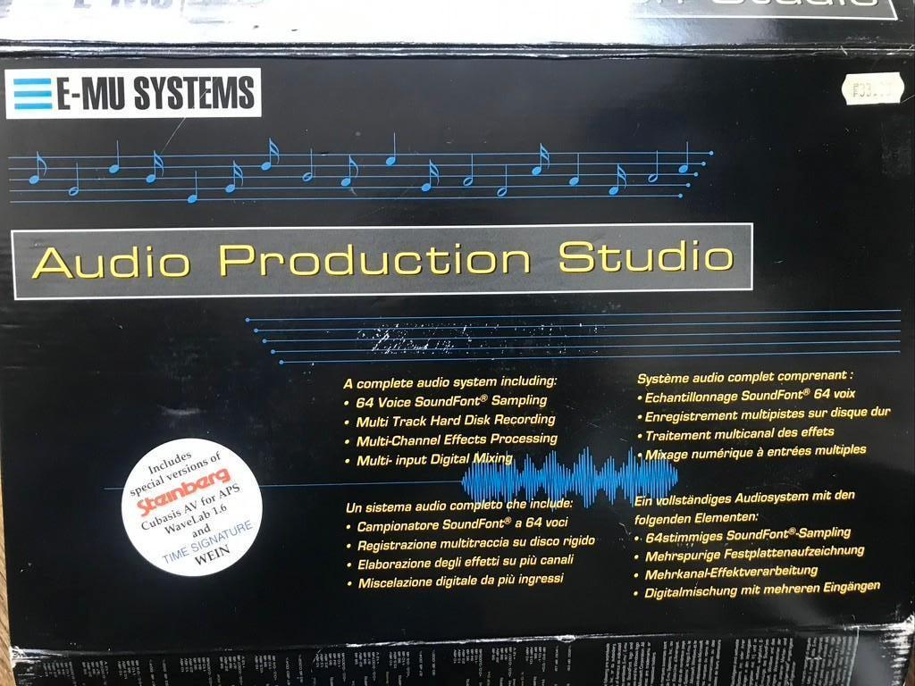 Synthétiseur/échantillonneur E-MU Audio Production Studio !, Enlèvement ou Envoi, Utilisé, Autres instruments