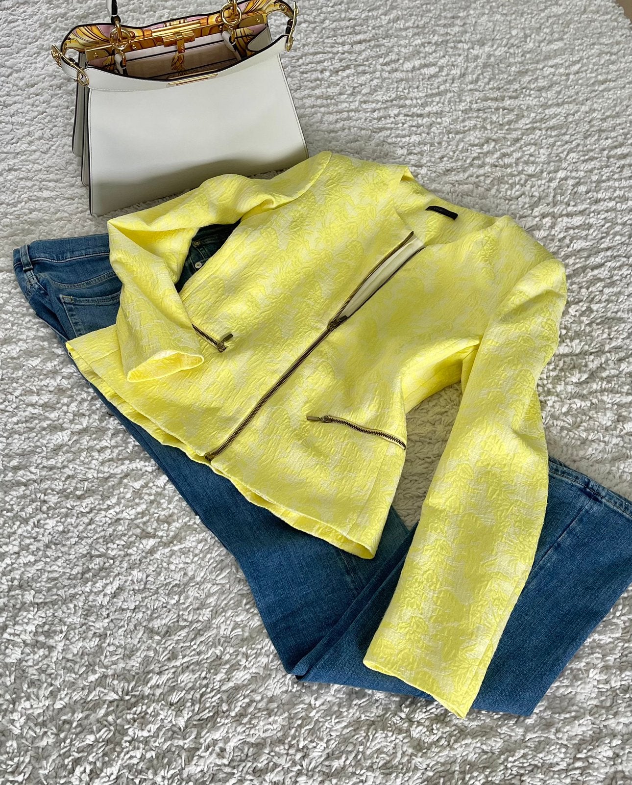 Veste, Taille 38/40 (M), Comme neuf, Manteau, Jaune