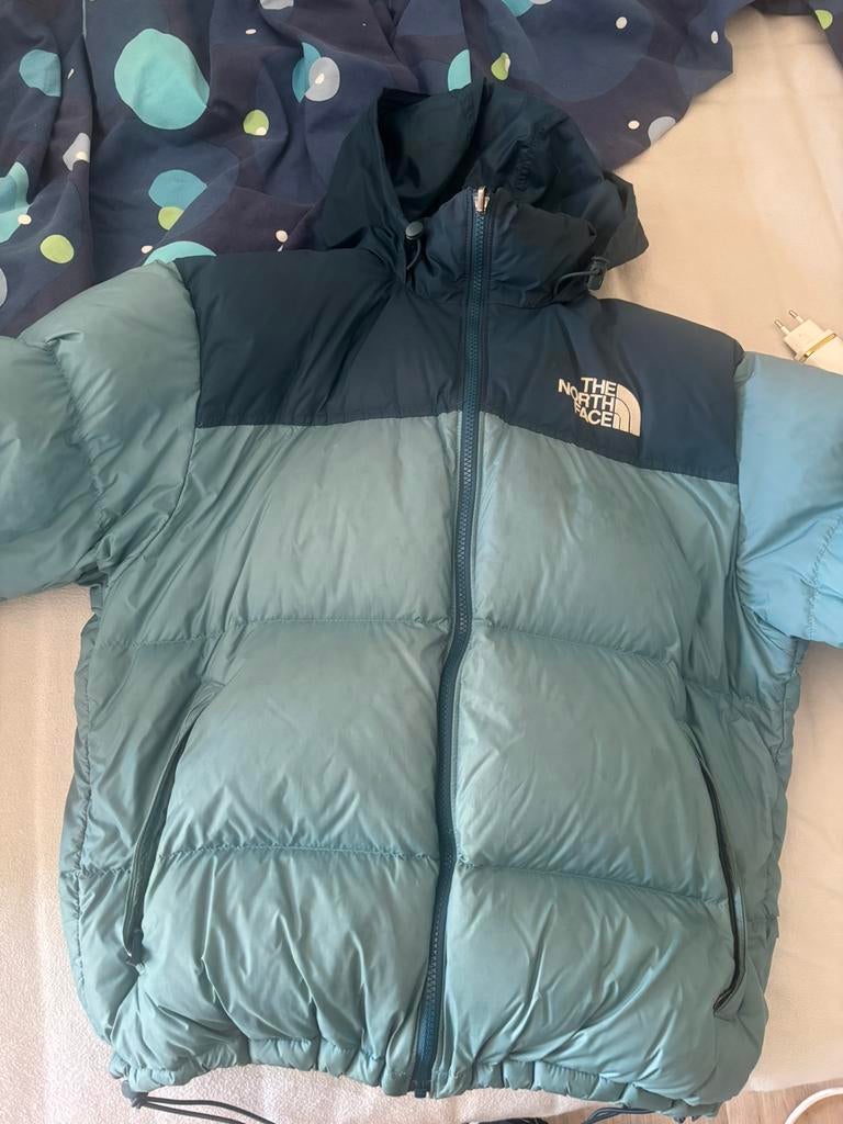 The north face puffer jas, Ophalen, Gedragen, Maat 48/50 (M), Blauw