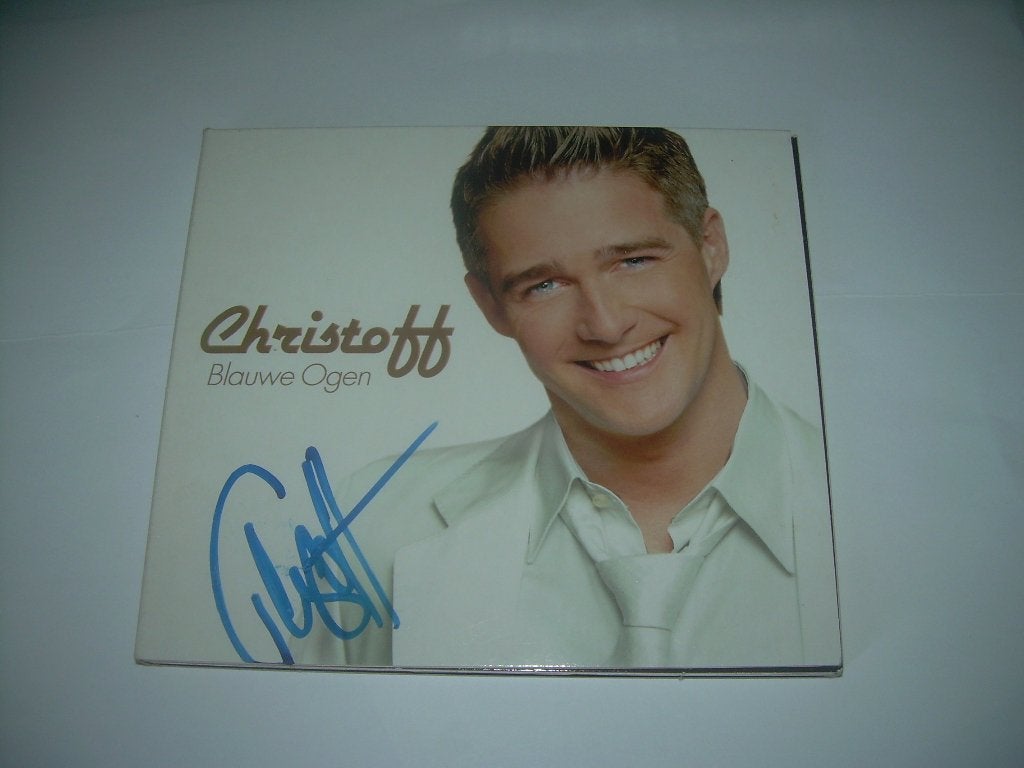 CD - CHRISTOFF - BLAUWE OGEN, Cd's en Dvd's, Ophalen of Verzenden, Zo goed als nieuw, Levenslied of Smartlap, Inclusief doosje