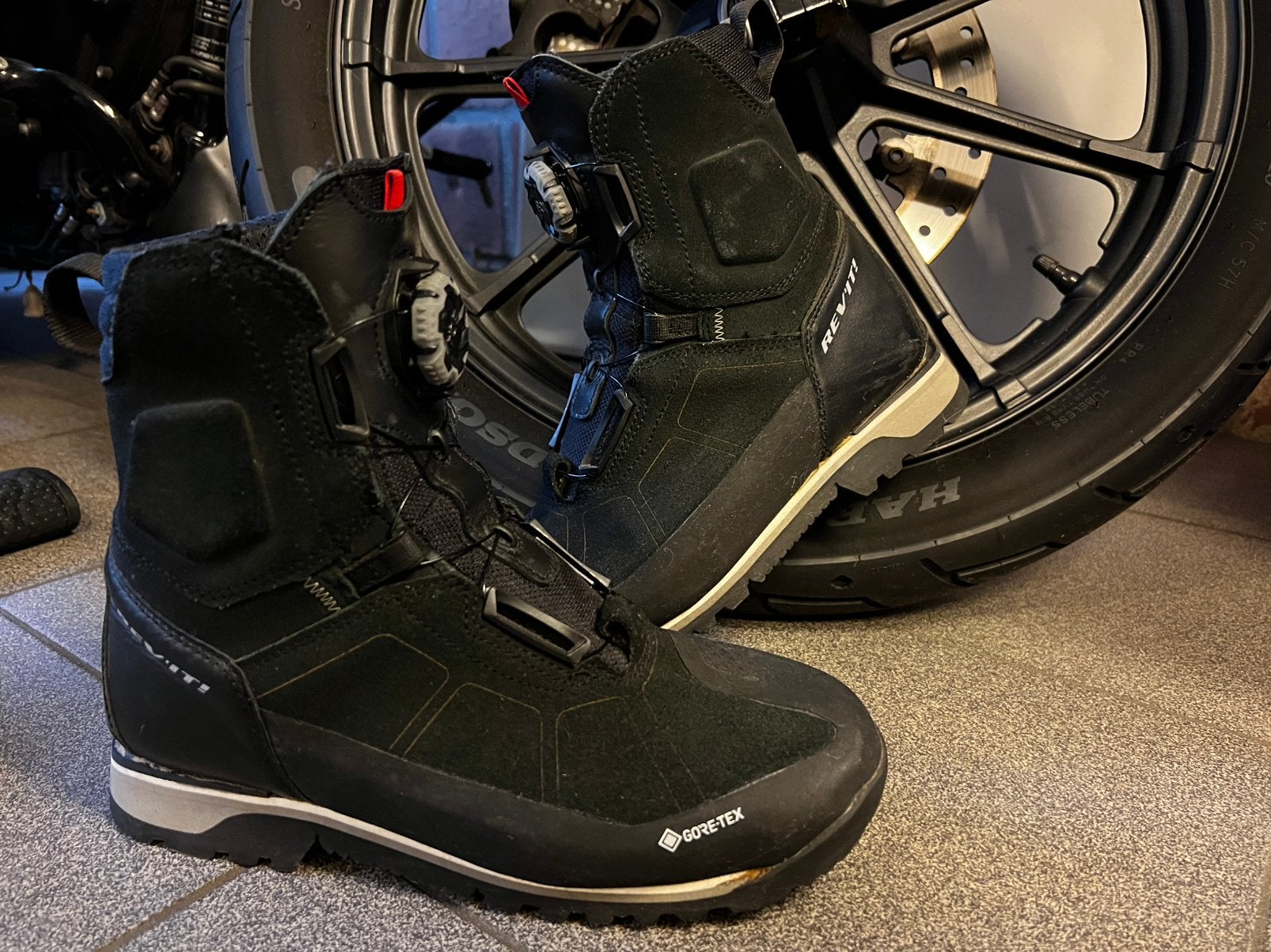 REV’IT! Pioneer GTX Gore-Tex motorlaarzen - quasi nieuw, Ophalen of Verzenden, Tweedehands, Dames, Laarzen