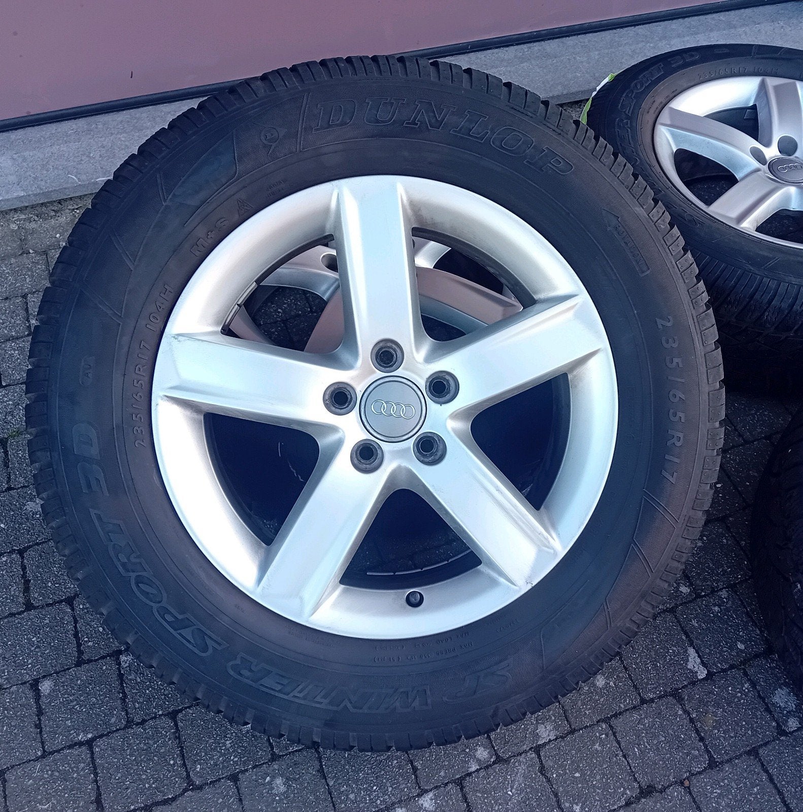 Winterbanden velgen alu Audi Q5 17inch 5x112 5-6mm ❄️🚗, Auto-onderdelen, Ophalen, Gebruikt, Audi