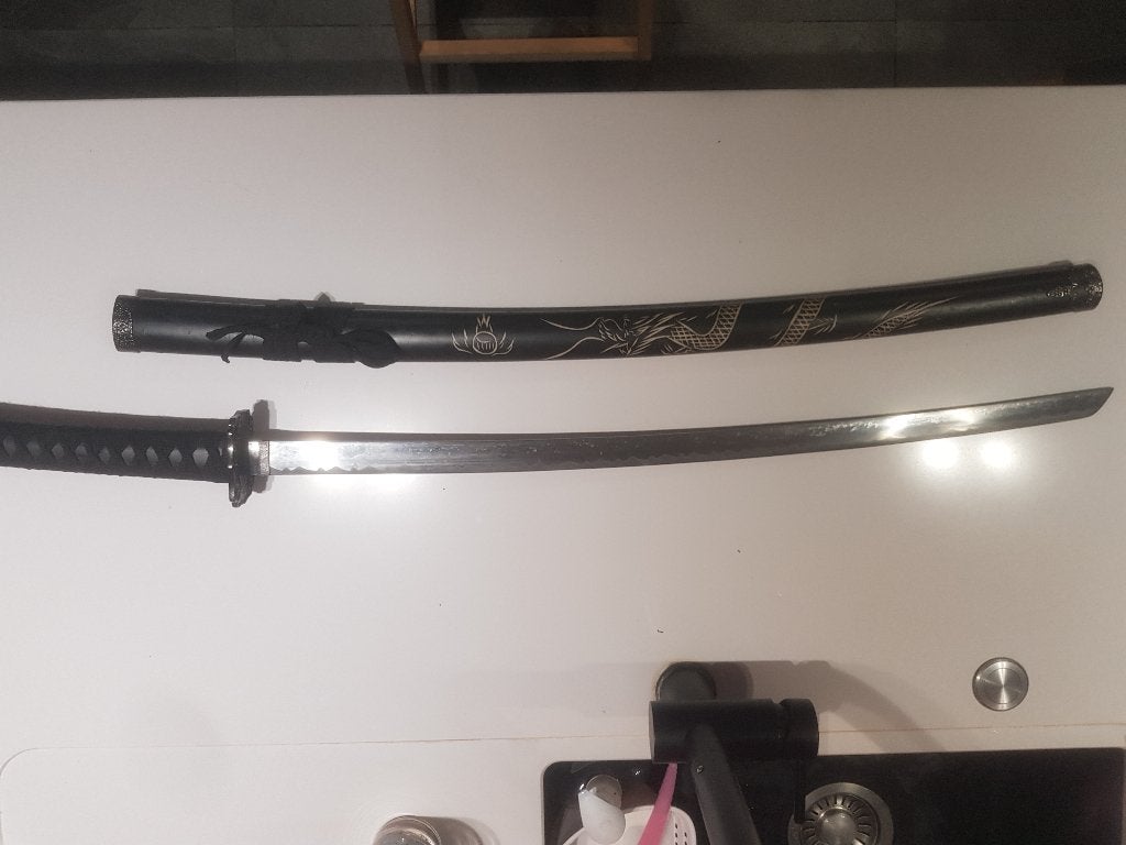 Katana sier samurai zwaard, Antiquités & Art, Enlèvement