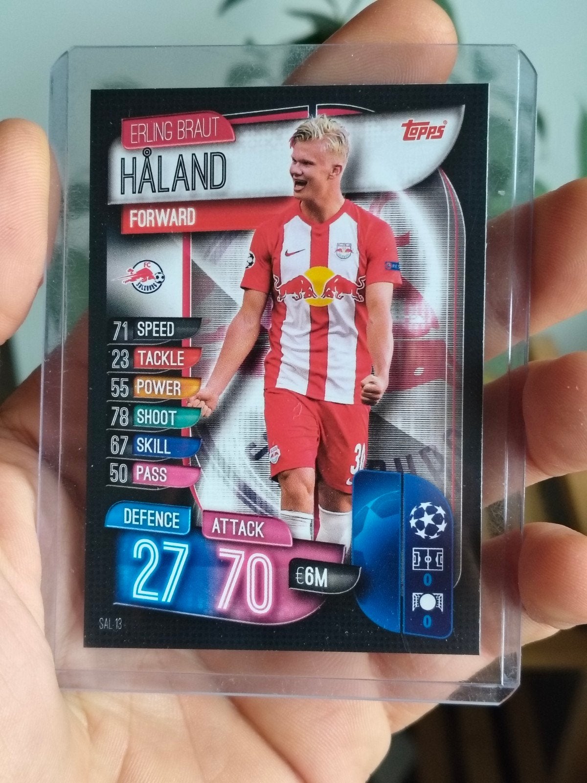 Erlin Haaland Rookie Salzburg topps 2019-2020, Ophalen of Verzenden
