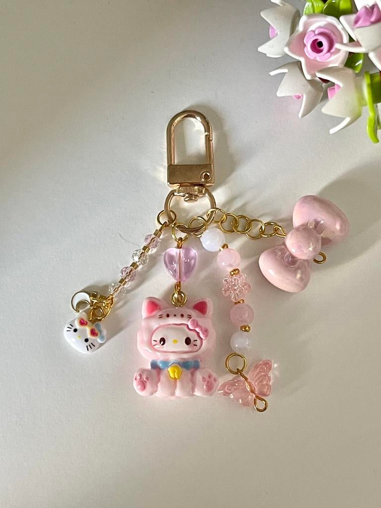 Hello Kitty Sleutelhanger, Handtassen en Accessoires, Ophalen of Verzenden, Zo goed als nieuw