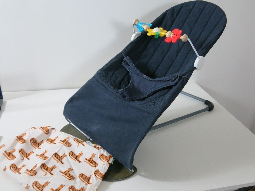 Vintage Wipper relax babybjorn + speelboog + extra overtrek, Kinderen en Baby's, Wipstoeltjes, Ophalen of Verzenden, Gebruikt