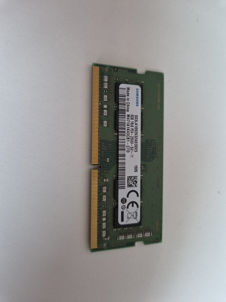 8GB RAM DDR4 samsung voor laptop, Computers en Software, RAM geheugen, Gebruikt, DDR4, 8 GB, Ophalen of Verzenden