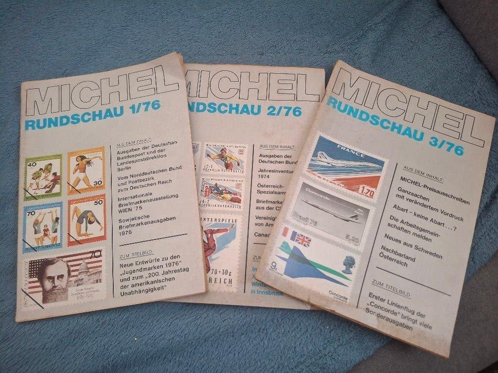 Maandblad postzegel filatelie Michel Rundschau 1976, Timbres & Monnaies, Timbres | Accessoires, Enlèvement ou Envoi, Livre ou Revue