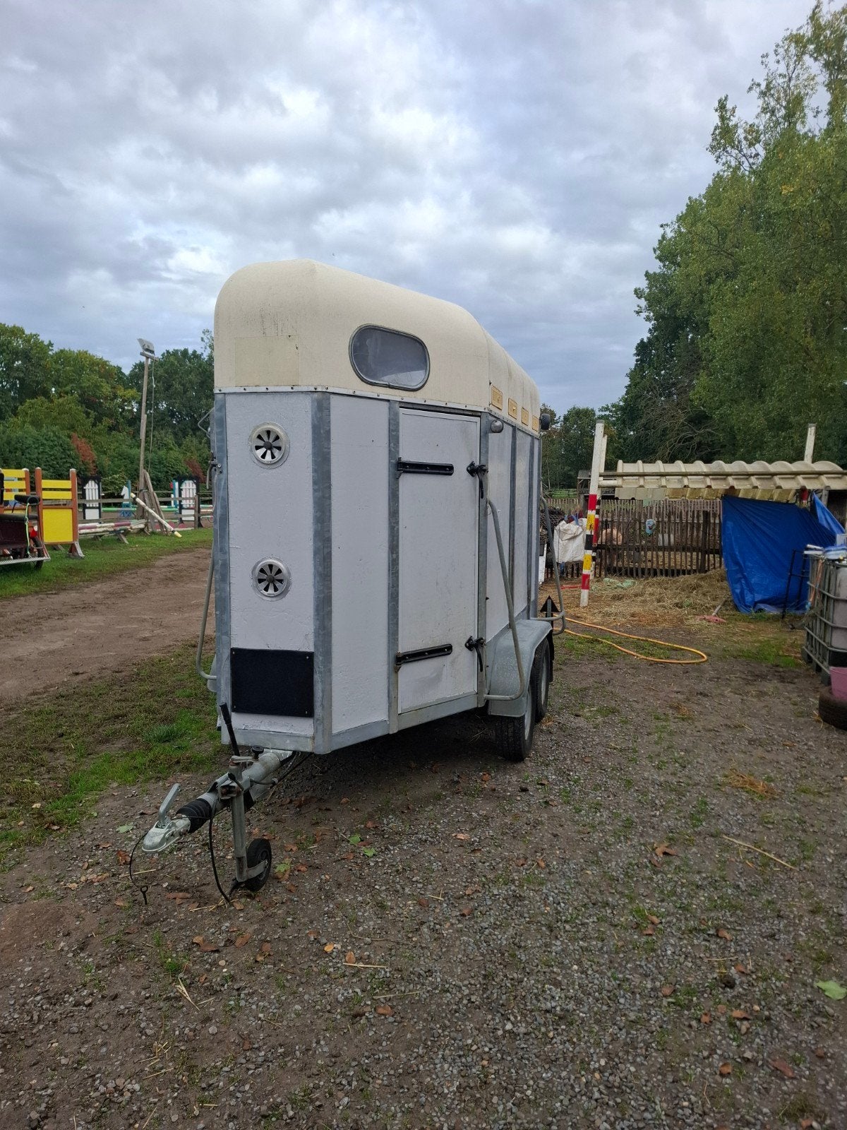 paardentrailer, Enlèvement, Bois, Remorque 2 chevaux