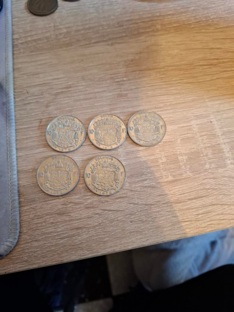 Lot de anciennes pièces de 10 franc de 1969