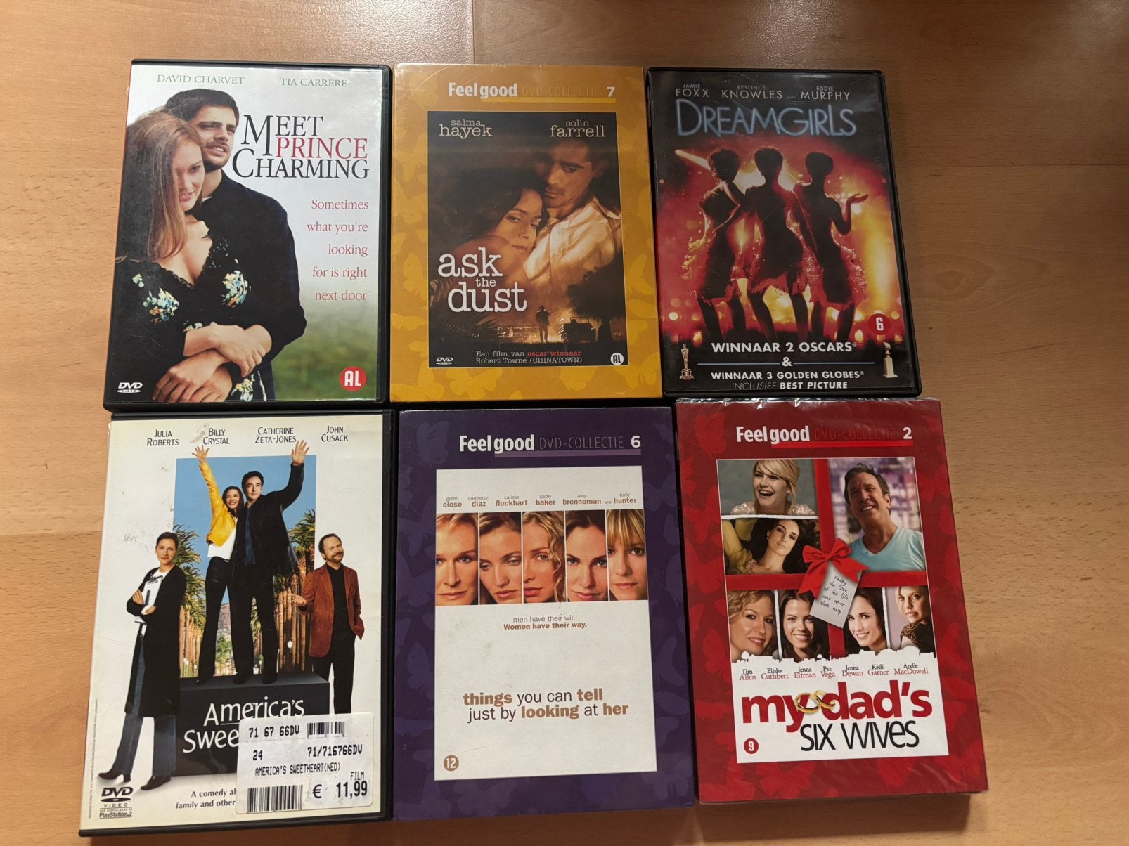 6 DVD - titres variés, Envoi, Utilisé