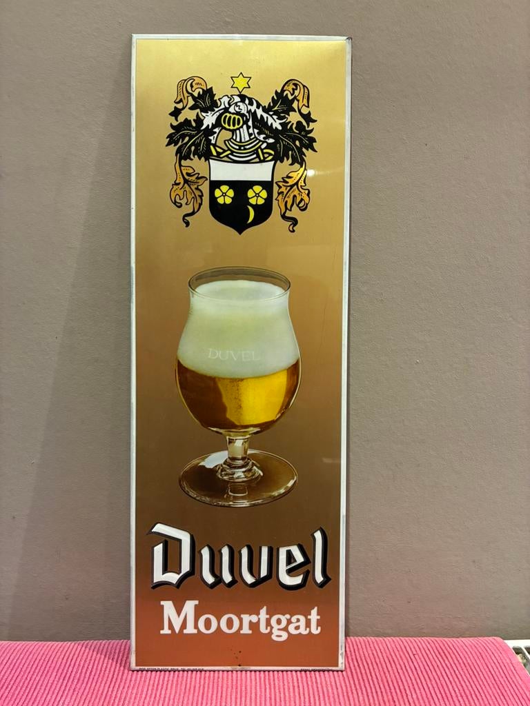 Duvel Moortgat, Enlèvement ou Envoi, Utilisé, Panneau, Plaque ou Plaquette publicitaire, Duvel