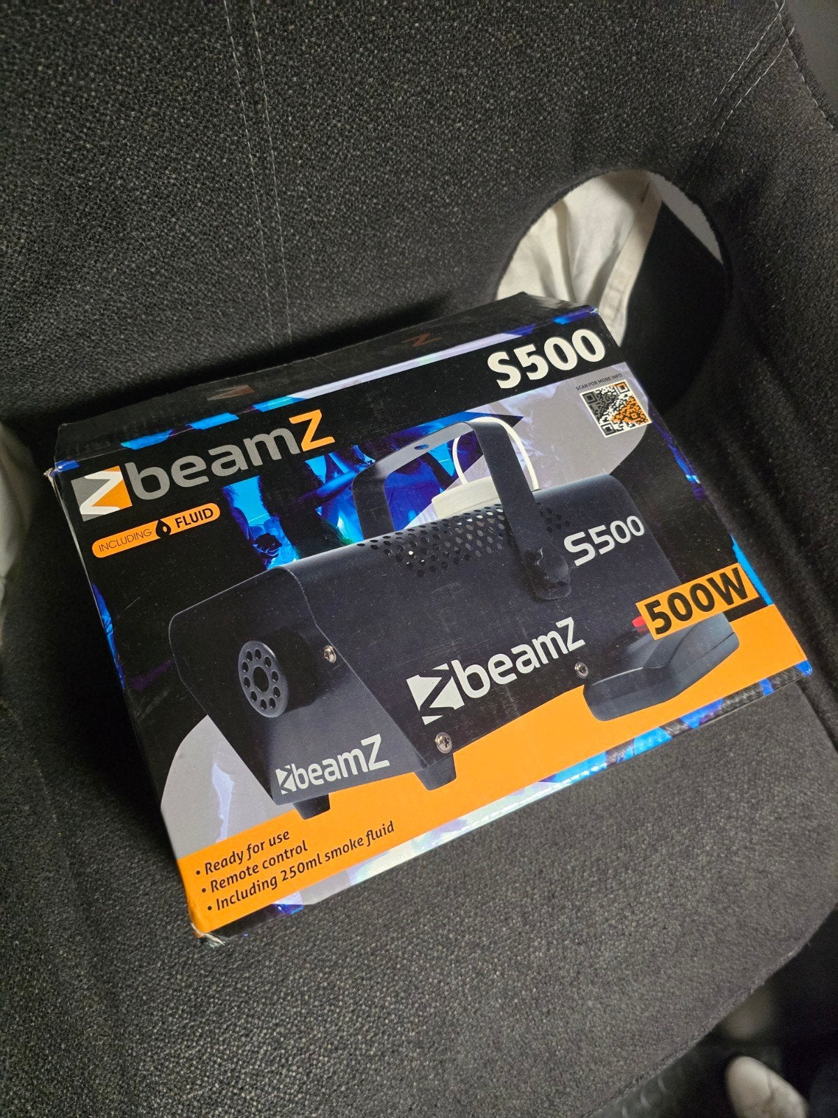 BeamZ S500 rookmachine, Hobby en Vrije tijd, Modelauto's | 1:24, Ophalen of Verzenden, Gebruikt, Overige typen, Overige merken