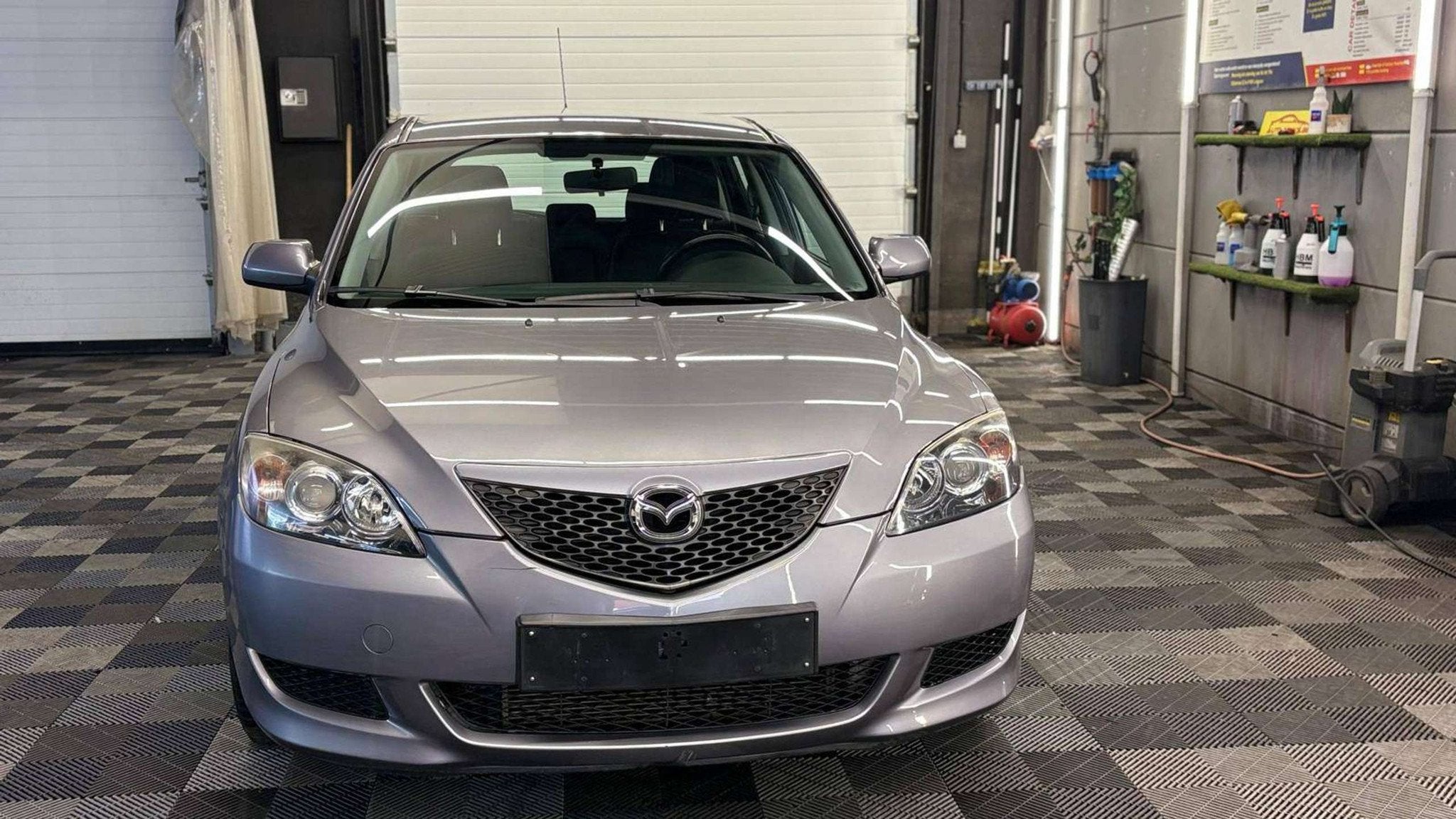 Mazda 3 1.6 bj2006 eur4 5deurs 126517km, Autos, Argent ou Gris, Achat, Air conditionné, 5 portes