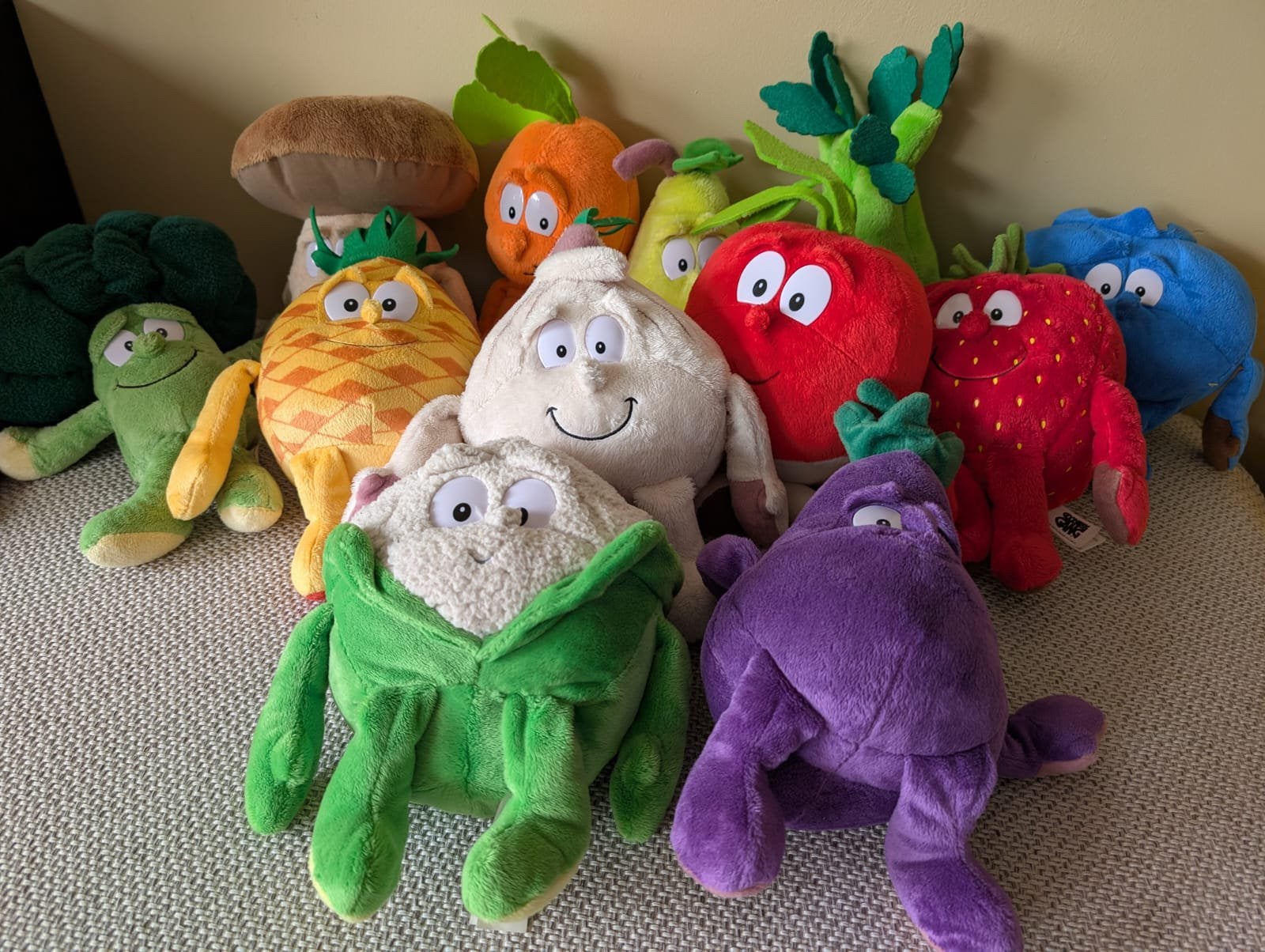 Groenten en fruit knuffels (13 stuks!), Ophalen, Overige merken, Overige karakters, Overige typen