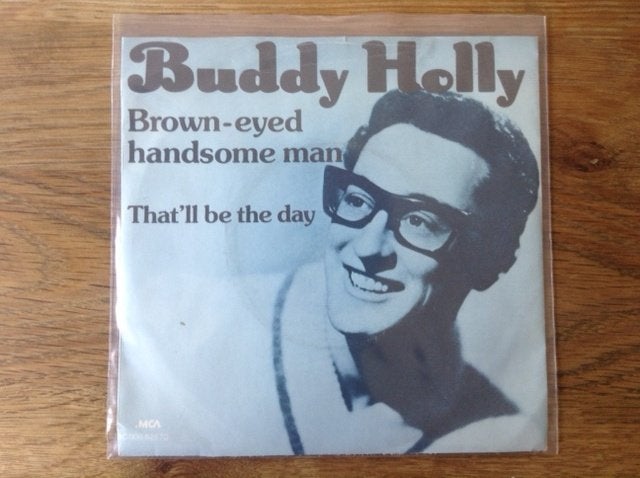 single buddy holly, Cd's en Dvd's, Vinyl Singles, 7 inch, Ophalen of Verzenden, Beschermende buitenhoes, Rock en Metal