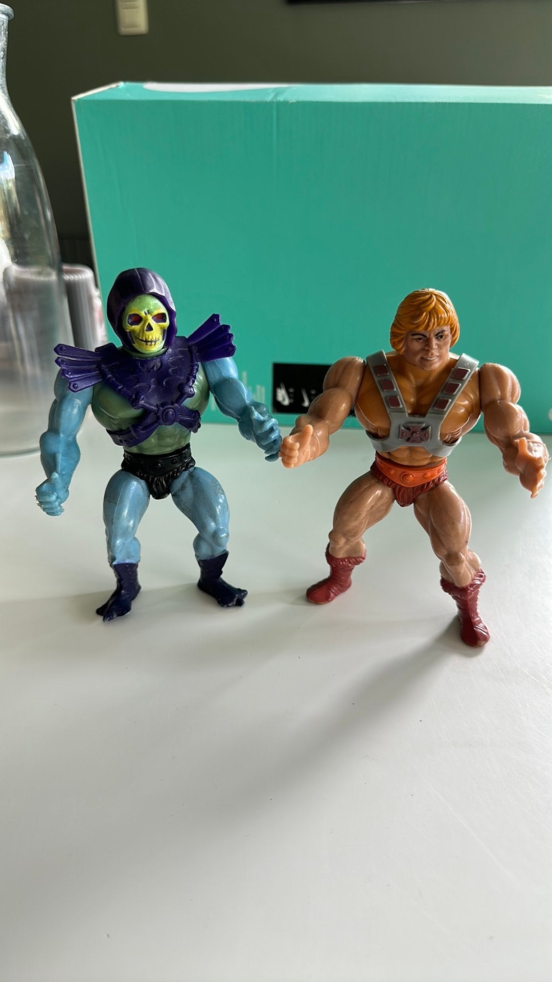 vintage Battle Armor He-Man en Battle Armor Skeletor, Verzamelen, Ophalen of Verzenden, Gebruikt