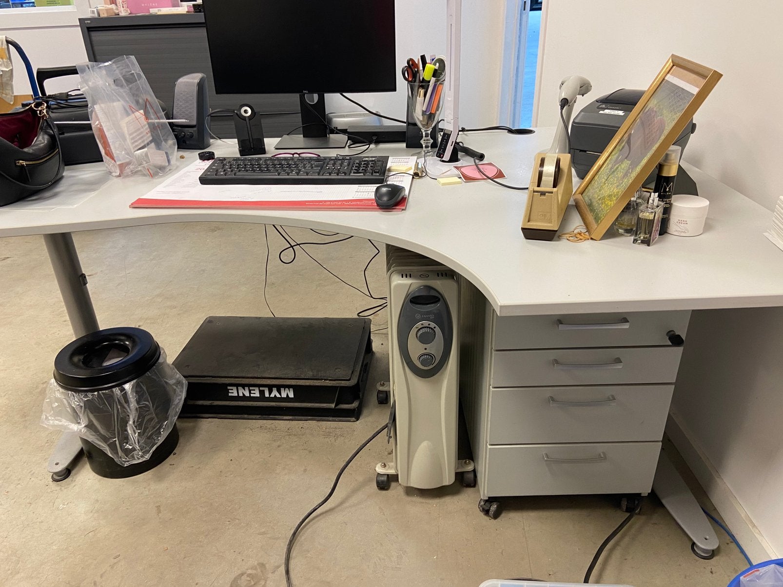 Bureau en ladeblok, Ophalen, Gebruikt