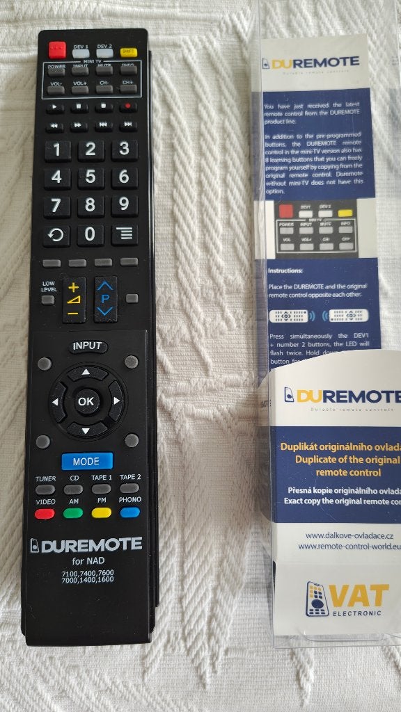 NAD télécommande duplicate, TV, Hi-fi & Vidéo, Enlèvement ou Envoi