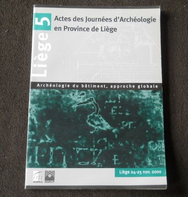 Archéologie du bâtiment, approche globale - Bastogne Binche, Livres, Enlèvement ou Envoi, Utilisé