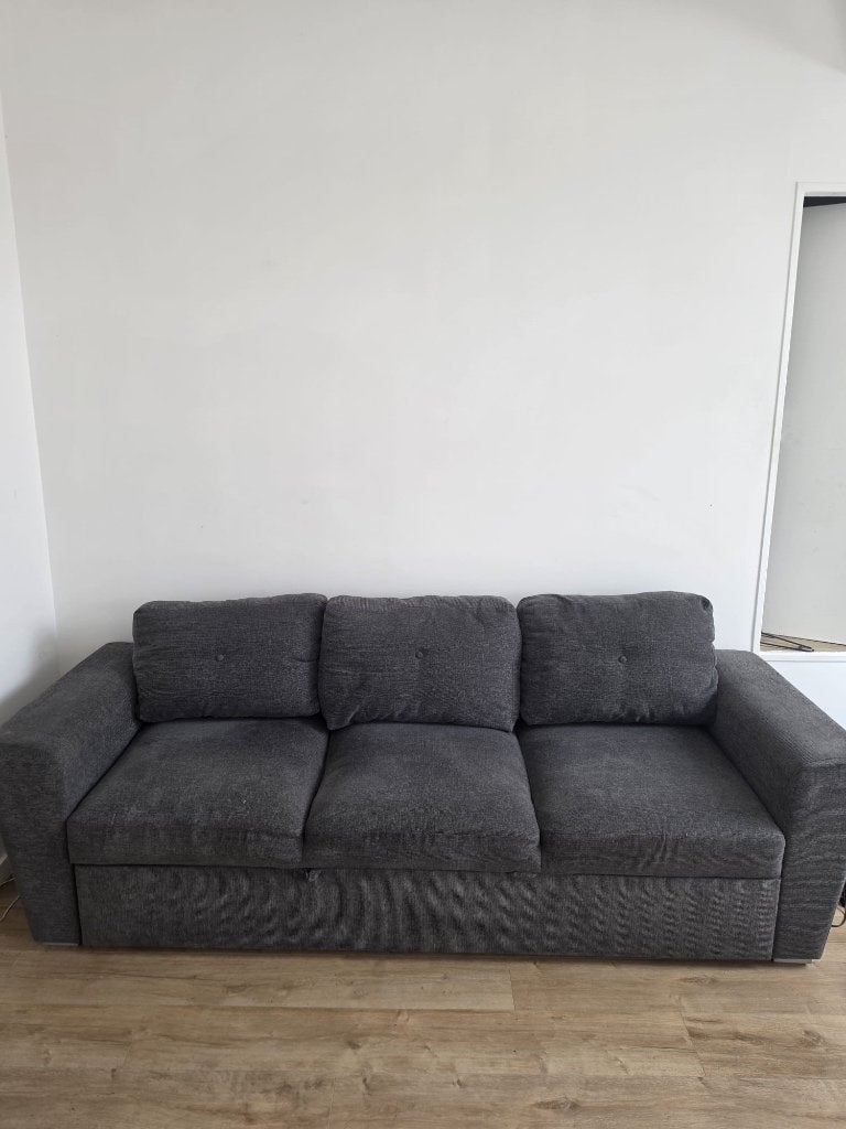 Canapé 3 personnes convertible, 200 à 250 cm, Banc droit, Enlèvement, Utilisé