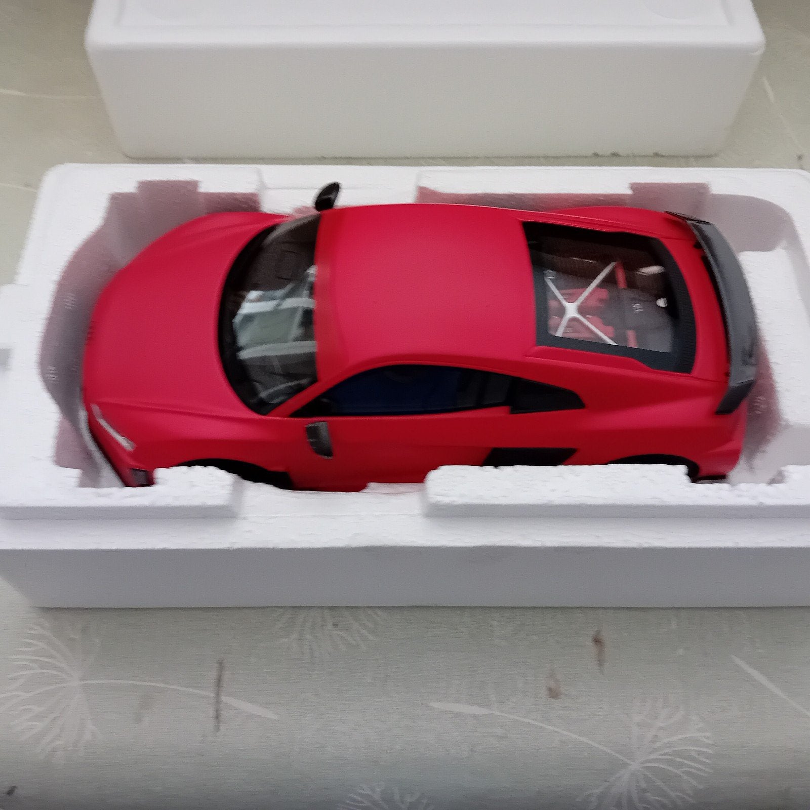 gt spirit audi 1.18  abt r8 red mat, Ophalen of Verzenden