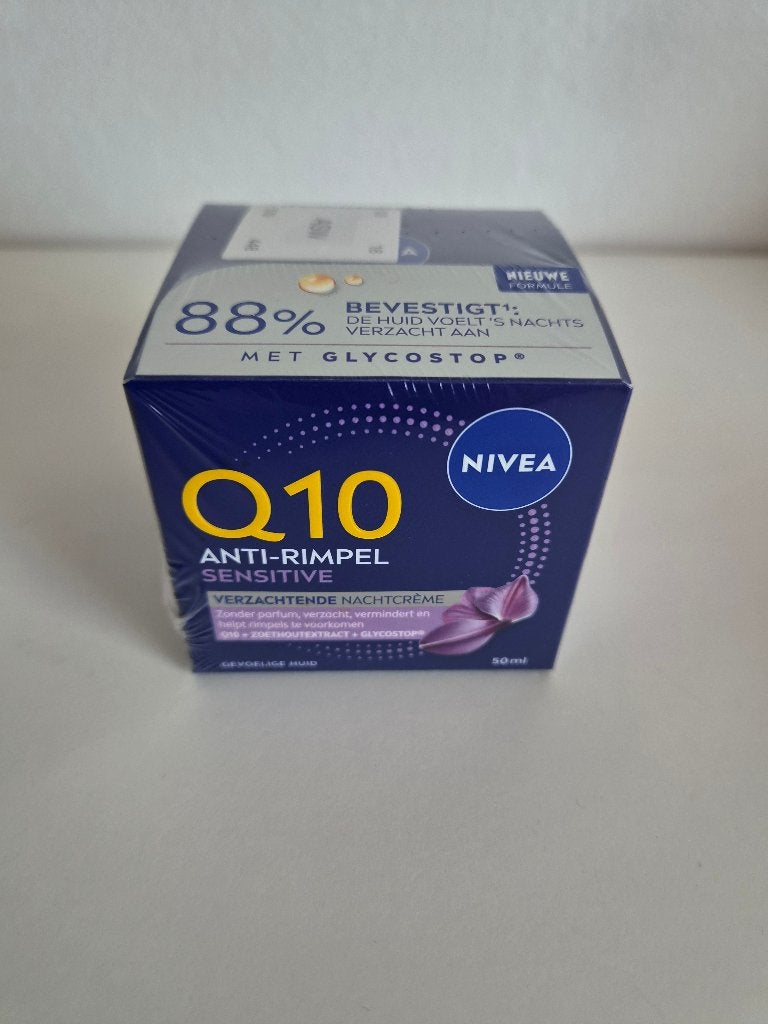 nivea Q10 sensitive anti-rimpel verzachtende nachtcrème, Bijoux, Sacs & Beauté, Beauté | Soins du visage, Enlèvement ou Envoi