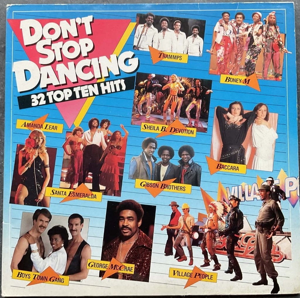 2lp - Don't Stop Dancing - 32 Top Ten hits, CD & DVD, Vinyles | Compilations, Enlèvement ou Envoi, Compilation, Comme neuf, Autres genres