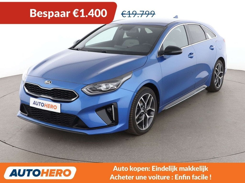 Kia ProCeed / pro_cee'd 1.4 TGDI GT Line (bj 2021), Auto's, Kia, Blauw, 5 deurs, https://public.car-pass.be/vhr/732c57d1-309a-4dd5-818e-2a626d234ffa