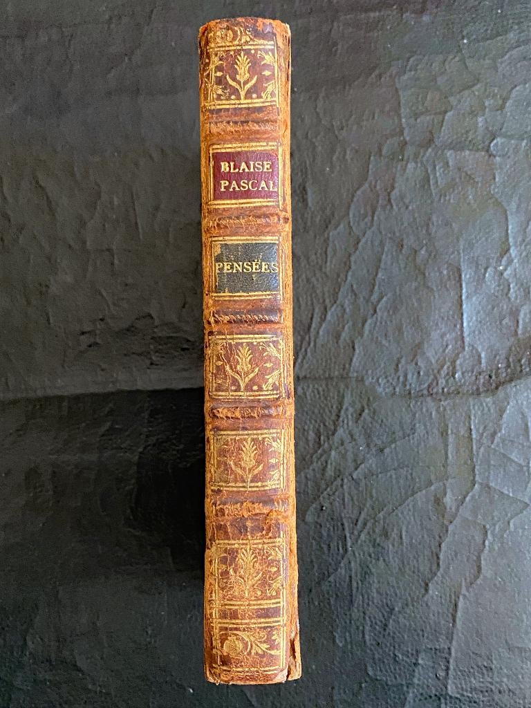 Blaise Pascal « Pensées » - Publié en 1882, Antiquités & Art, Antiquités | Livres & Manuscrits, Enlèvement ou Envoi