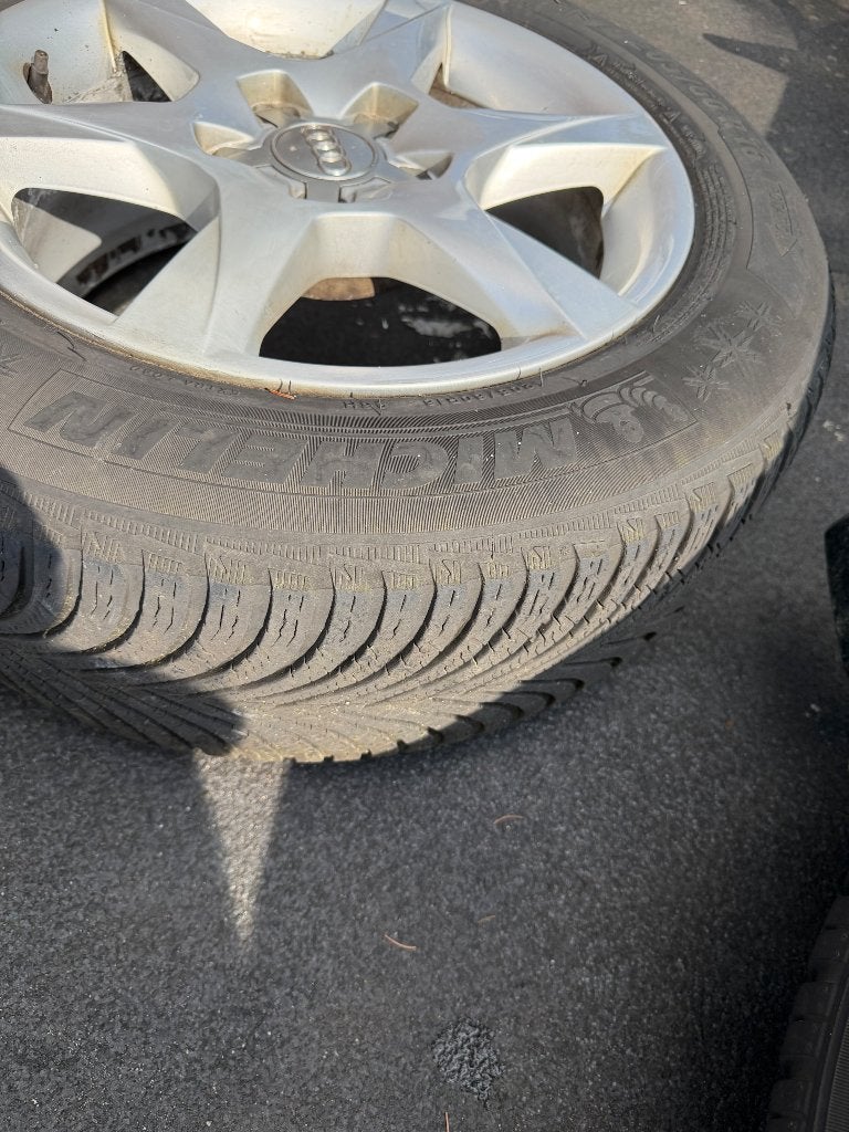 Originele Audi velgen met banden, Auto-onderdelen, Banden en Velgen, Ophalen, Gebruikt, 16 inch, Band(en)