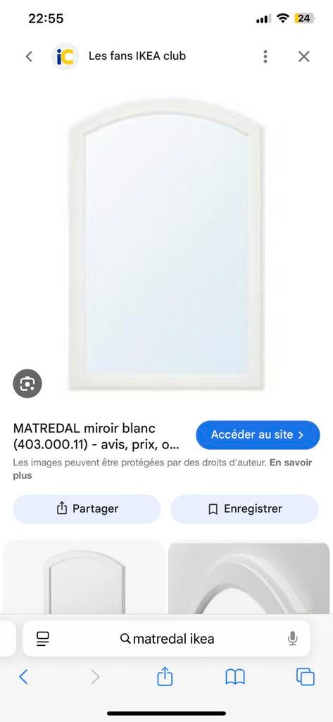 Miroir ikea, Ophalen, Zo goed als nieuw
