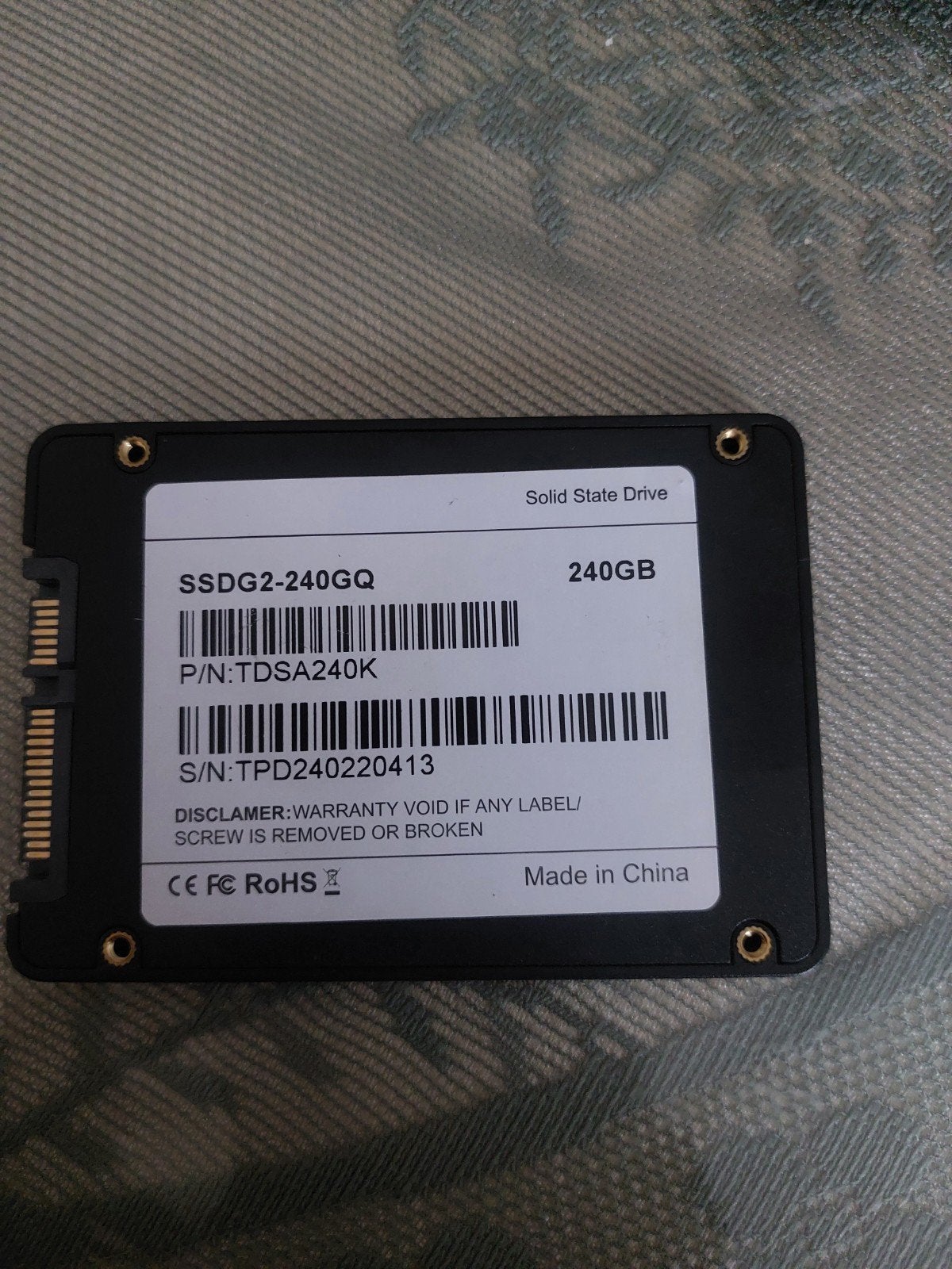 disque dur SSD 240gb, Informatique & Logiciels, Enlèvement ou Envoi, SSD