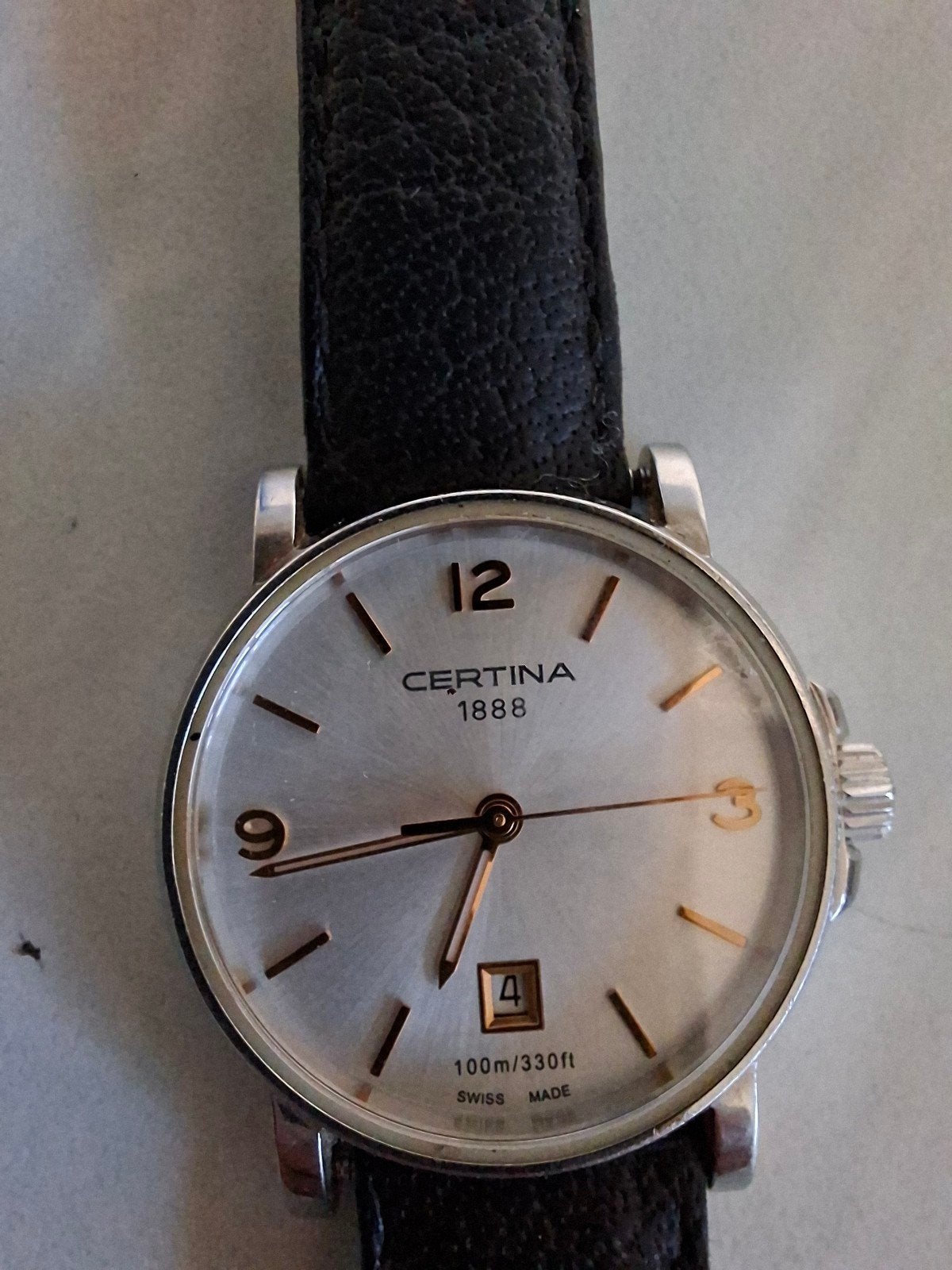 Certina 1888 vrouwenhorloge saffieer, Handtassen en Accessoires, Ophalen of Verzenden