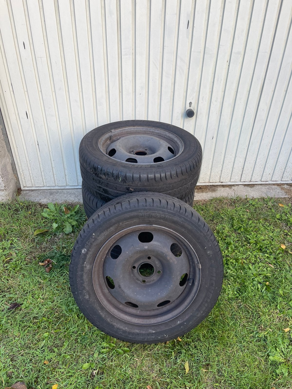 Kit de roues été Peugeot-Citroën / Michelin 215 55 R16, Pneus et Jantes, 215 mm, 16 pouces, Véhicule de tourisme