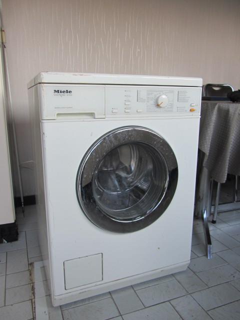 Miele wasmachine, Ophalen