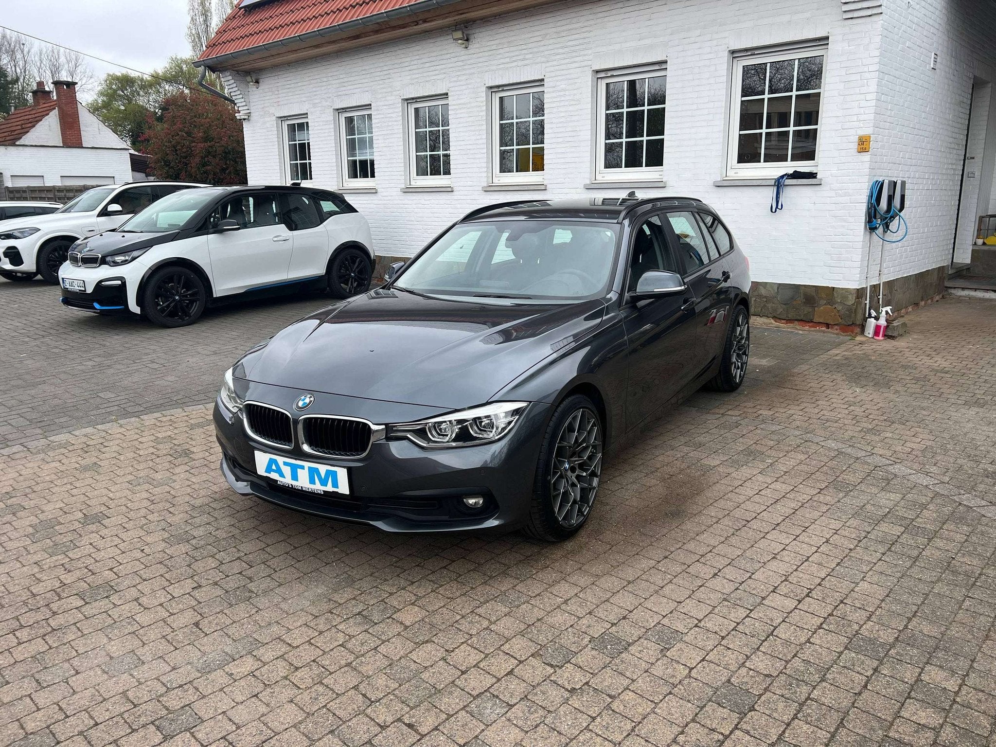 BMW 3 Serie 316 Touring 316 dA Business/leder/navi/pdc V&A/A, Cuir, Argent ou Gris, Achat, Euro 6