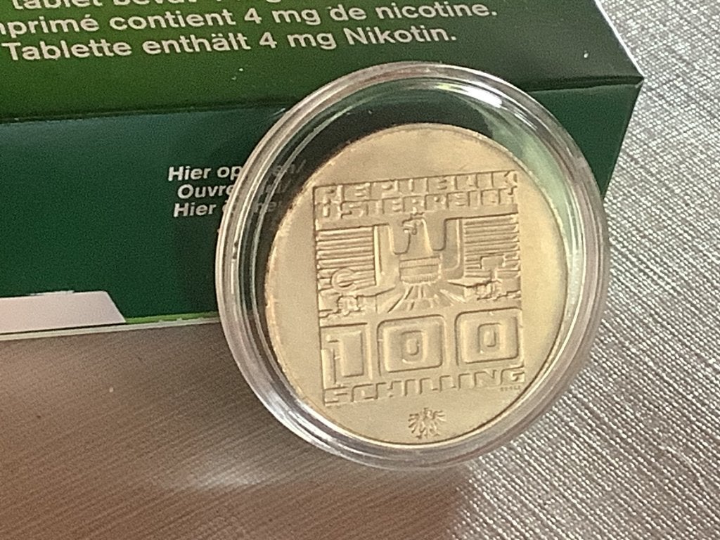 100 schilling 1976, Enlèvement ou Envoi, Autriche, Monnaie en vrac, Argent