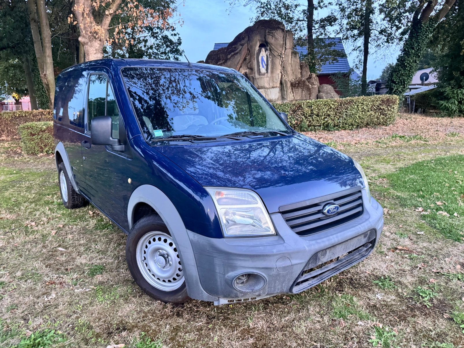 Ford Transit Connect 2011 eur5 157000 km 4 nieuw banden, Voorwielaandrijving, Stof, 4 cilinders, Blauw