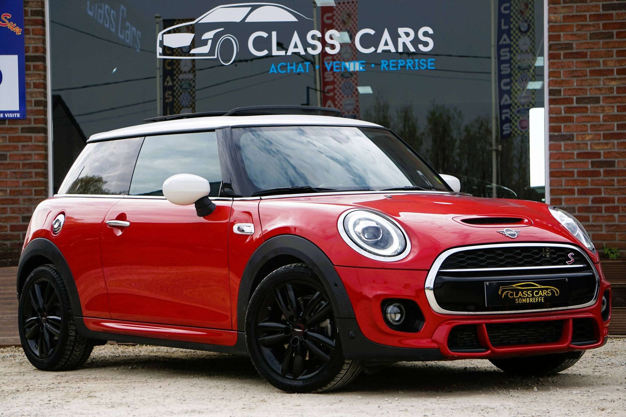 MINI Cooper S 2.0AS JOHN COOPER WORKS 19725 KM! TOIT PANO-NA, Autos, Rouge, Achat, 4 portes, Entreprise