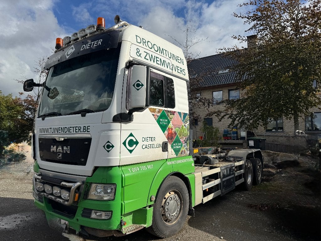 MAN TGA 18X vrachtwagen met containersysteem, Autos, Euro 5, Achat, Entreprise, 2 places