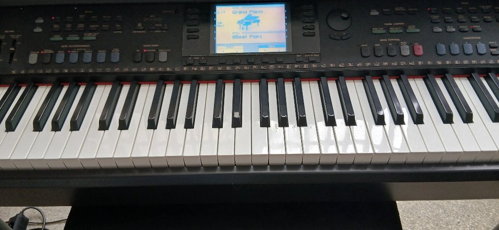 Digitale piano Yamha CVP 96, Ophalen, Zwart, Zo goed als nieuw, Piano