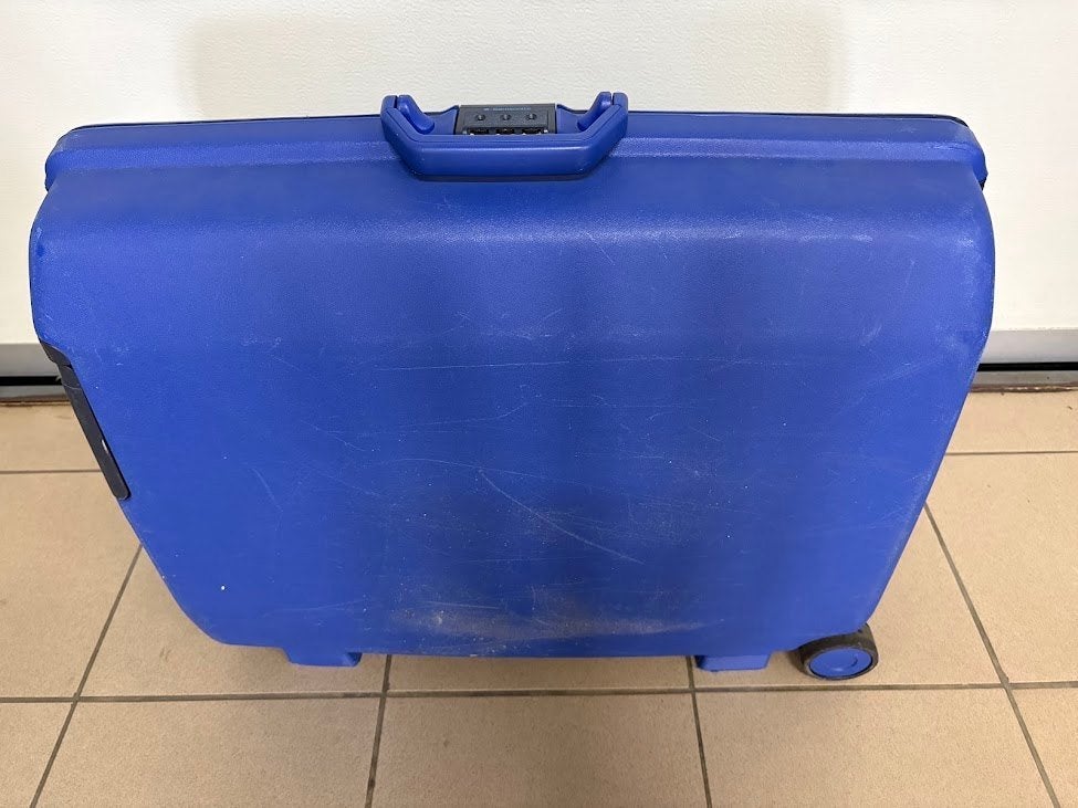 Samsonite reiskoffer, Handtassen en Accessoires, Koffers, Gebruikt, Hard kunststof, 60 tot 70 cm, 55 cm of meer, Slot, Wieltjes