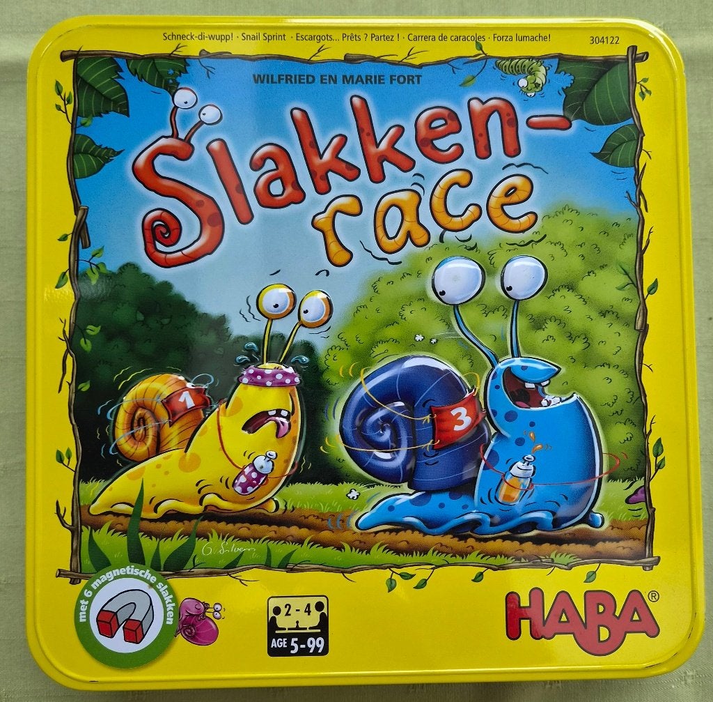 Haba Slakkenrace - Bordspel, Hobby en Vrije tijd, Gezelschapsspellen | Bordspellen, Een of twee spelers, Ophalen of Verzenden