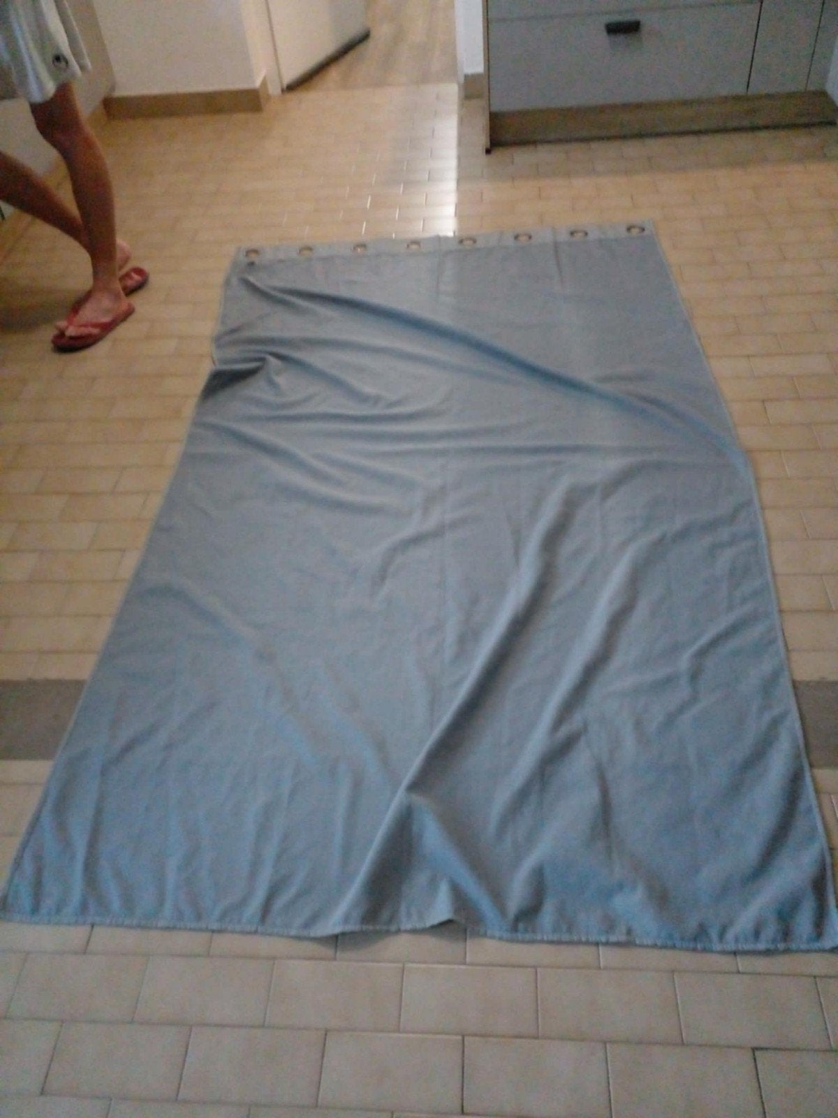 Paire de rideau thermique 140x240 avec barre en boud, Maison & Meubles, Enlèvement, Rideau